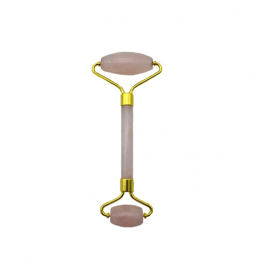 Handcrafted Luxury Rose Quartz Face Roller Beauty Massage Tool for Face and Body Relaxation