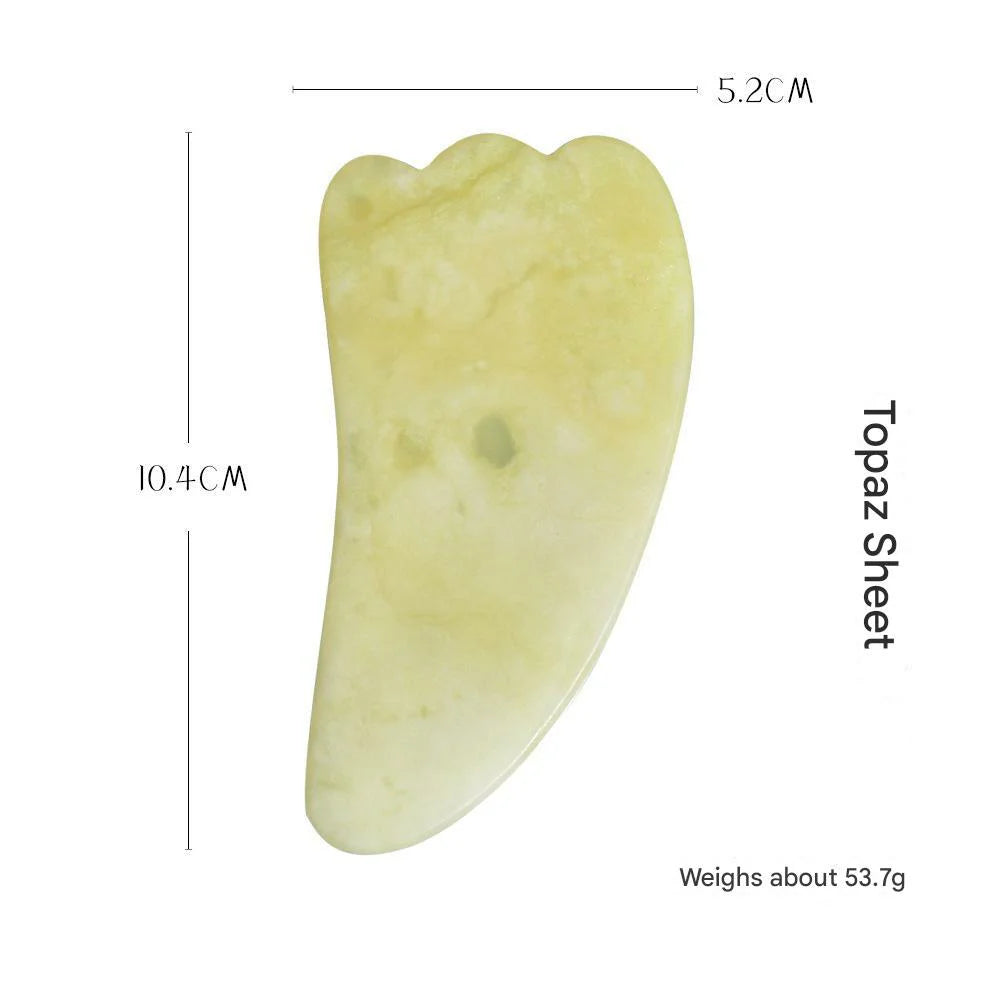Xiuyan Gua Sha Scraper Massage Board Face Massager Natural Stone
