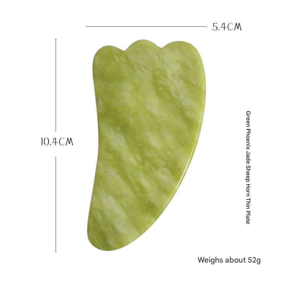 Xiuyan Gua Sha Scraper Massage Board Face Massager Natural Stone