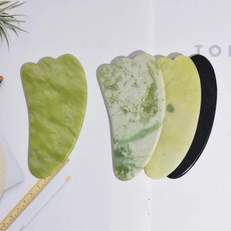 Xiuyan Gua Sha Scraper Massage Board Face Massager Natural Stone
