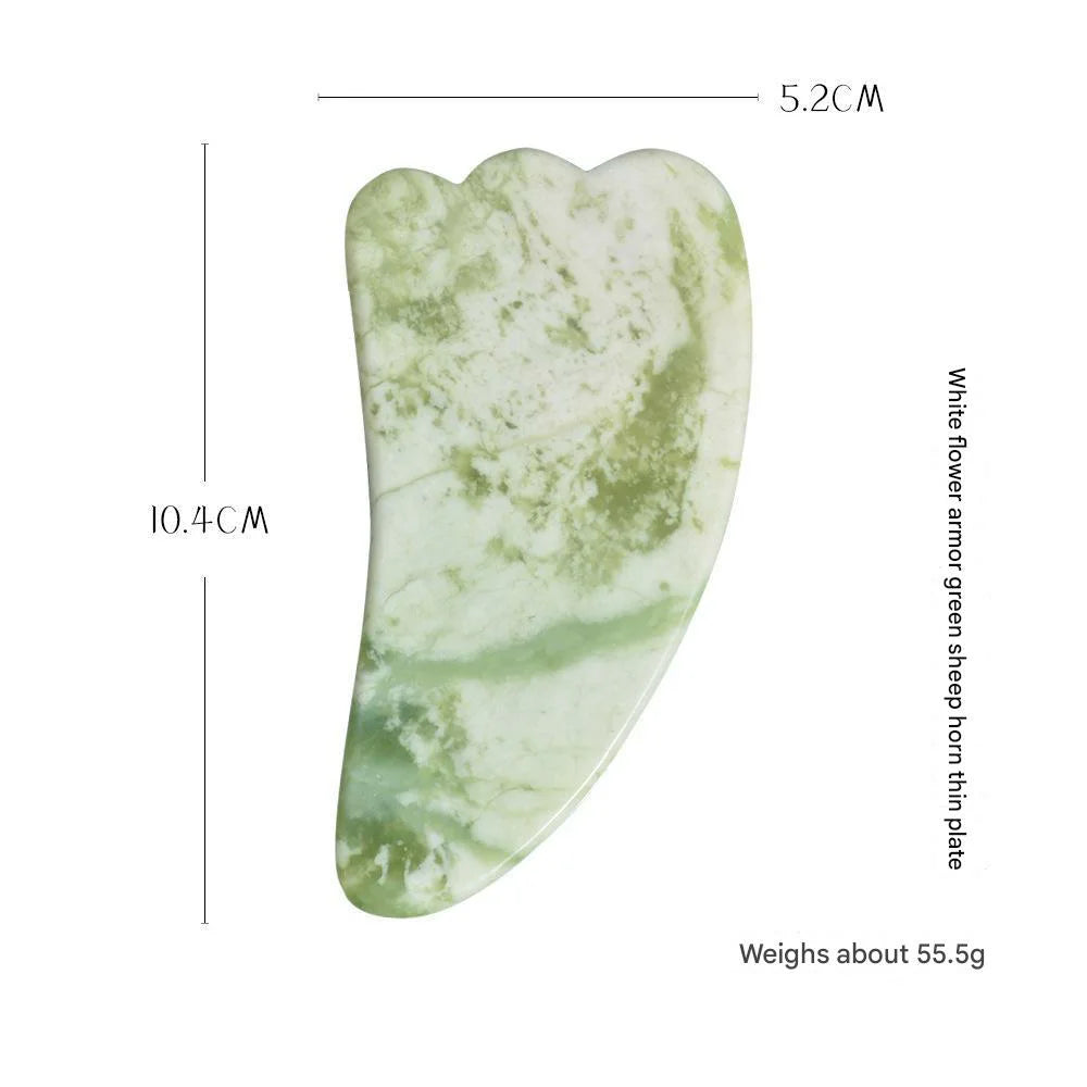 Xiuyan Gua Sha Scraper Massage Board Face Massager Natural Stone